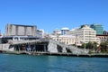 Waterfront by harbour, Wellington, New Zealand Royalty Free Stock Photo