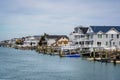 Waterfront homes in Avalon, New Jersey Royalty Free Stock Photo