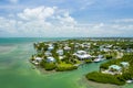 Waterfront homes Florida Keys Royalty Free Stock Photo