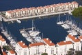 Waterfront homes Gibraltar Royalty Free Stock Photo