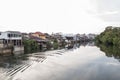 Waterfront house in thai style