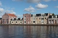 Waterfront houses Royalty Free Stock Photo