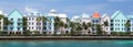 Waterfront Houses, Paradise Island, Nassau, the Bahamas.