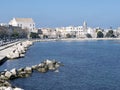 Waterfront of Lungomare Imperatore Augusto street in Bari, Italy