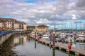 The waterfront of Malahide, Ireland