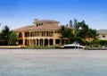 Waterfront mansion Royalty Free Stock Photo