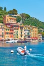 Waterfront in Portofino town