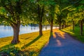 Waterfront promenade of Finnish town Vaasa