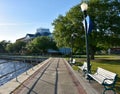 Waterfront Promenade in New Bern, North Carolina