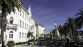 Waterfront promenade in Trogir, Croatia