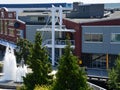 Waterfront at the Puget Sound in Downtown Seattle in Summer, Washington Royalty Free Stock Photo