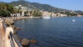 Waterfront in Rapallo, Italy Royalty Free Stock Photo