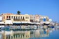 Waterfront restaurants, Rethymno.