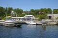 Waterfront, Rosseau, Muskoka, Ontario, Canada, Royalty Free Stock Photo