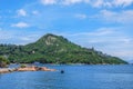 Waterfront Scene of Stanley,Hong Kong Royalty Free Stock Photo