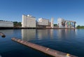 Waterfront Silo Murals in Midland,Ontario,Canada