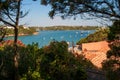 The beautiful small seaside town of Porto Cervo on the island of Sardinia Royalty Free Stock Photo