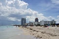 Waterfront on South Beach in Miami Royalty Free Stock Photo