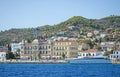 Waterfront at Spetses island, Greece.