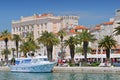 Waterfront in Split with the Riva promenade, Split Croatia