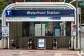 Waterfront Station entrance to skytrain