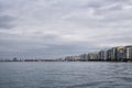 The waterfront of Thessaloniki, Greece Royalty Free Stock Photo