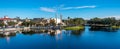 Waterfront at the town of Celebration Florida Royalty Free Stock Photo