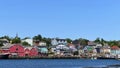 The waterfront of the UNESCO World Heritage Site town of Lunenburg, Nova Scotia