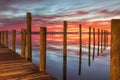 Waterfront View Manteo North Carolina at Sunrise