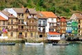 Waterfront view of Pasai Donibane, Spain Royalty Free Stock Photo