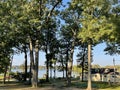 Waterfront view from Seamster Park in East Hampton, Connecticut Royalty Free Stock Photo