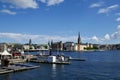 Waterfront view in Stockholm Sweden