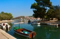 Waterfront view of Trogir in Croatia