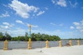 Waterfront walkway at Sothon temple