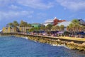 Waterfront in Willemstad of Curacao, Dutch Antilles