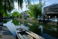 Waterfront in Yanagawa Royalty Free Stock Photo