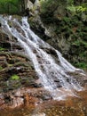 Waterful in the woods Royalty Free Stock Photo