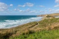 Watergate Bay Cornwall England UK Cornish north coast between Newquay and Padstow Royalty Free Stock Photo