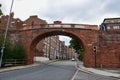 Watergate in the Roman city walls of Chester