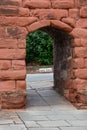 Watergate in the Roman city walls of Chester