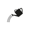 The watering can icon. Irrigation symbol. Flat Royalty Free Stock Photo