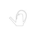 Watering can irrigation. flat vector icon