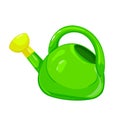 watering can sand toy cartoon vector illustration Royalty Free Stock Photo