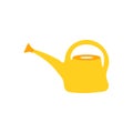 Watering can vector icon isolated. Garden tool in cartoon style