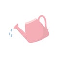 Watering can water tool gardening isolated icon white background Royalty Free Stock Photo
