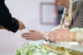Watering The Conch Thai Traditional Wedding Ceremony Asian Culture for Artwork Design