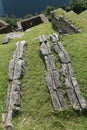 Watering system in the ancient Inca Royalty Free Stock Photo