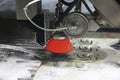 Waterjet cutting of metal