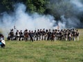 Waterloo, Belgium - June 18 2017: Scenes from the reenactment of