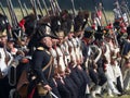 Waterloo, Belgium - June 18 2017: Scenes from the reenactment of